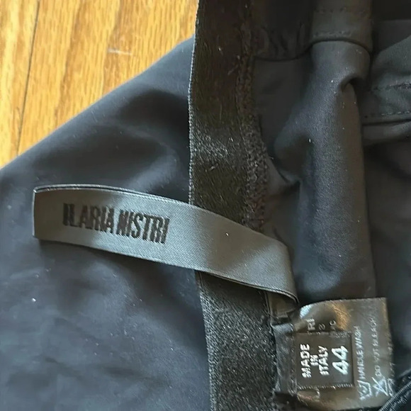 Ilaria Nistri sz IT 44 US black leggings stretch pants good pre owned condition - Picture 3 of 9